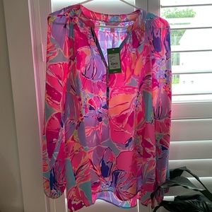 Lilly Pulitzer Blouse - Size Large